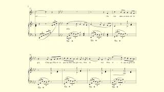 Adieu - Fauré - accompaniment in F Major