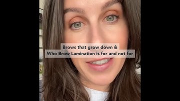Why Brow Lamination Isn’t for Everyone (Especially If Your Brows Grow Down) | Brow Expert Advice