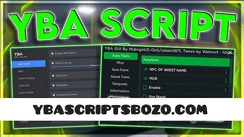 [YBA] NEW YBA HACKS OP ITEMS ESP HACK AND SPEED HACK | MOD SPECTS GIVER | AUTO FARM 2022