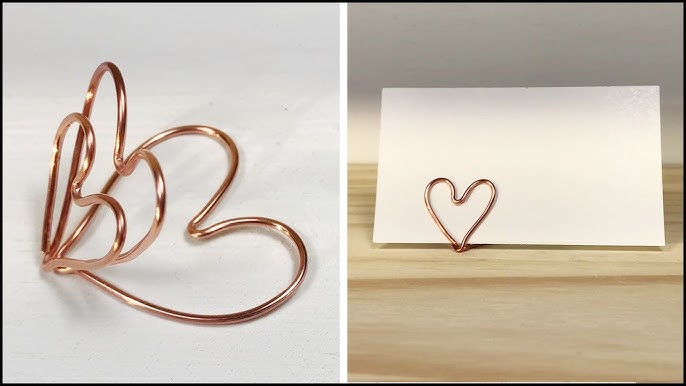 How to Make your Own wire picture holder by CraftCorners.com