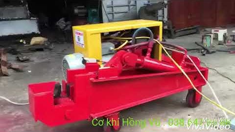 Máy cắt,uốn sắt thủy lực thế hệ mới, cắt-uốn cùng lúc cơ khí Hồng Vũ 038.647.86.88