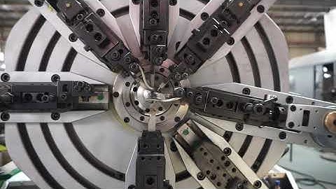 1.2mm German type double hook extension spring on CNC spring machine