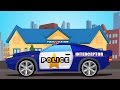 police car | chase and stunts | car videos for kids