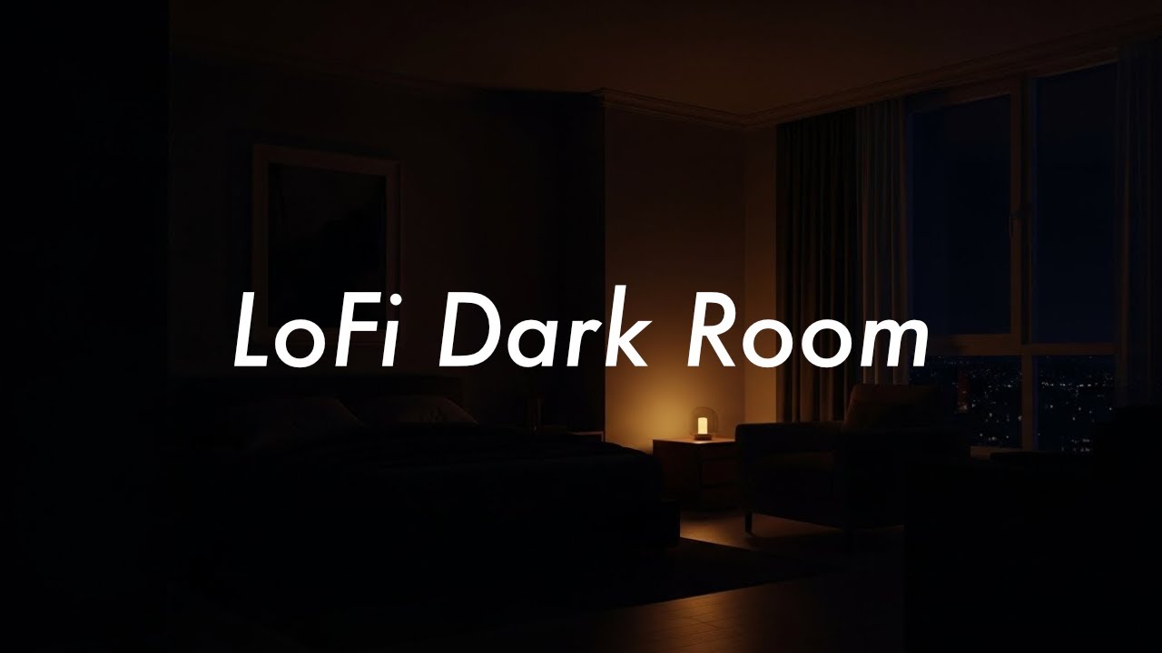 LoFi Dark Room 🌑 — 9 Hours of Cozy Beats for Sleep & Focus