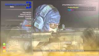 Modern Warfare 3 Multiplayer Menu (Beta)