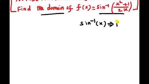 The domain of sin-1(x^2+1/2x)?/12th Maths/EX4.1/Q.no-6(i)/5 Marks Question Important