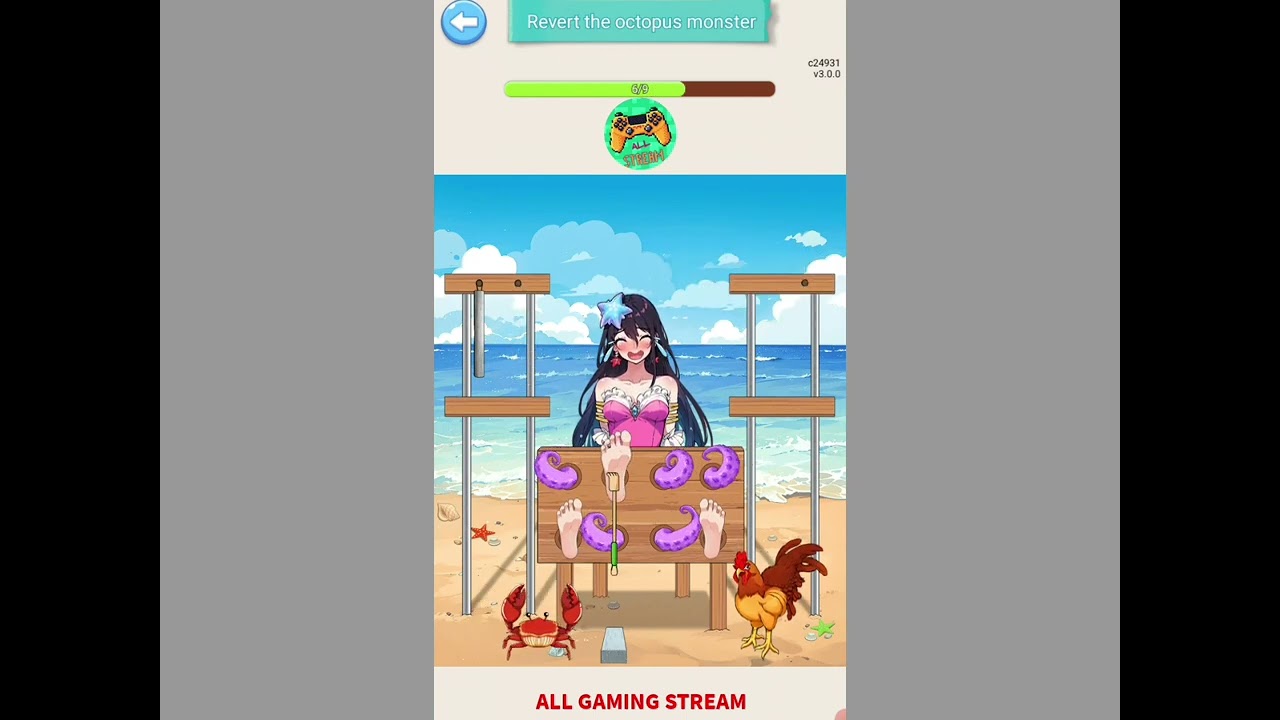 Crazy Brain Puzzle Level 127 | revert the octopus monster Gameplay 