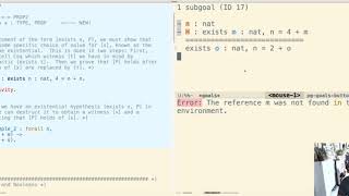 DMFP - Day 14 (1/4) - Existential Quantification a/k/a `exists`