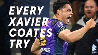 Every Xavier Coates try from season 2022 | NRL Highlights | Melbourne Storm