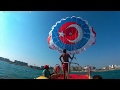Полёт над средиземным морем Parasailing, Турция 2017