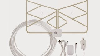 QFX 17 HD/DTV Ultra-Thin Transparent Antenna Digital HDTV Antenna Indoor Window Antenna By 1byone