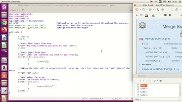 MergeSort c++ program explaination in Urdu Part 1