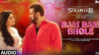 Bam Bam Bhole | Sikandar | Pritam, Shaan, Dev Negi | Salman Khan | Rashmika Mandanna
