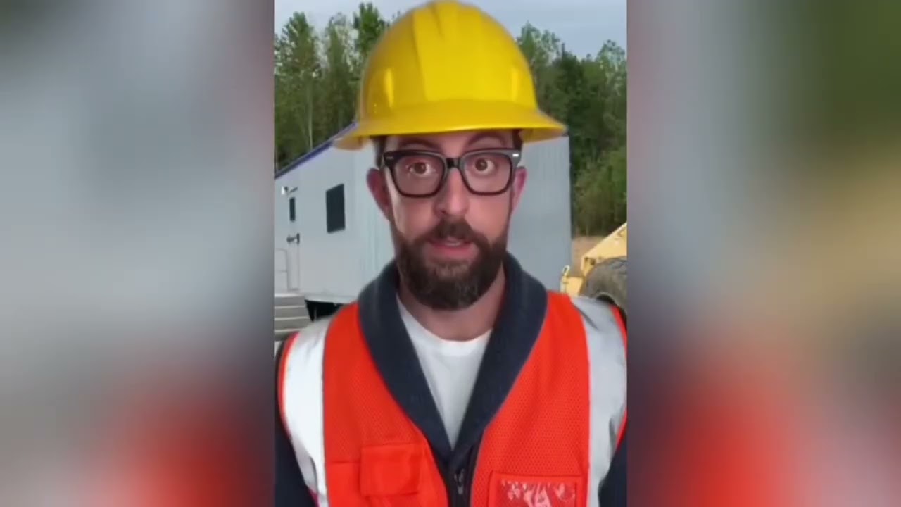 Smart worker-engineer happily synthesizes satisfying work moments