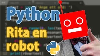 Python - Rita en robot med turtle