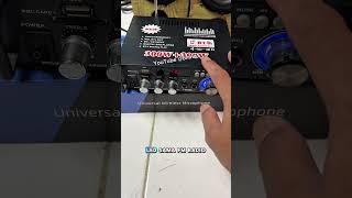 Mini Amplifier 298a Bluetooth USB AUX fm tf card
