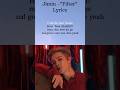 Jimin Filter Lyrics Jimin Filter Bts Shorts Ytshorts Jimin Filter Lyrics Jimin Filter Bts Shorts Ytshorts