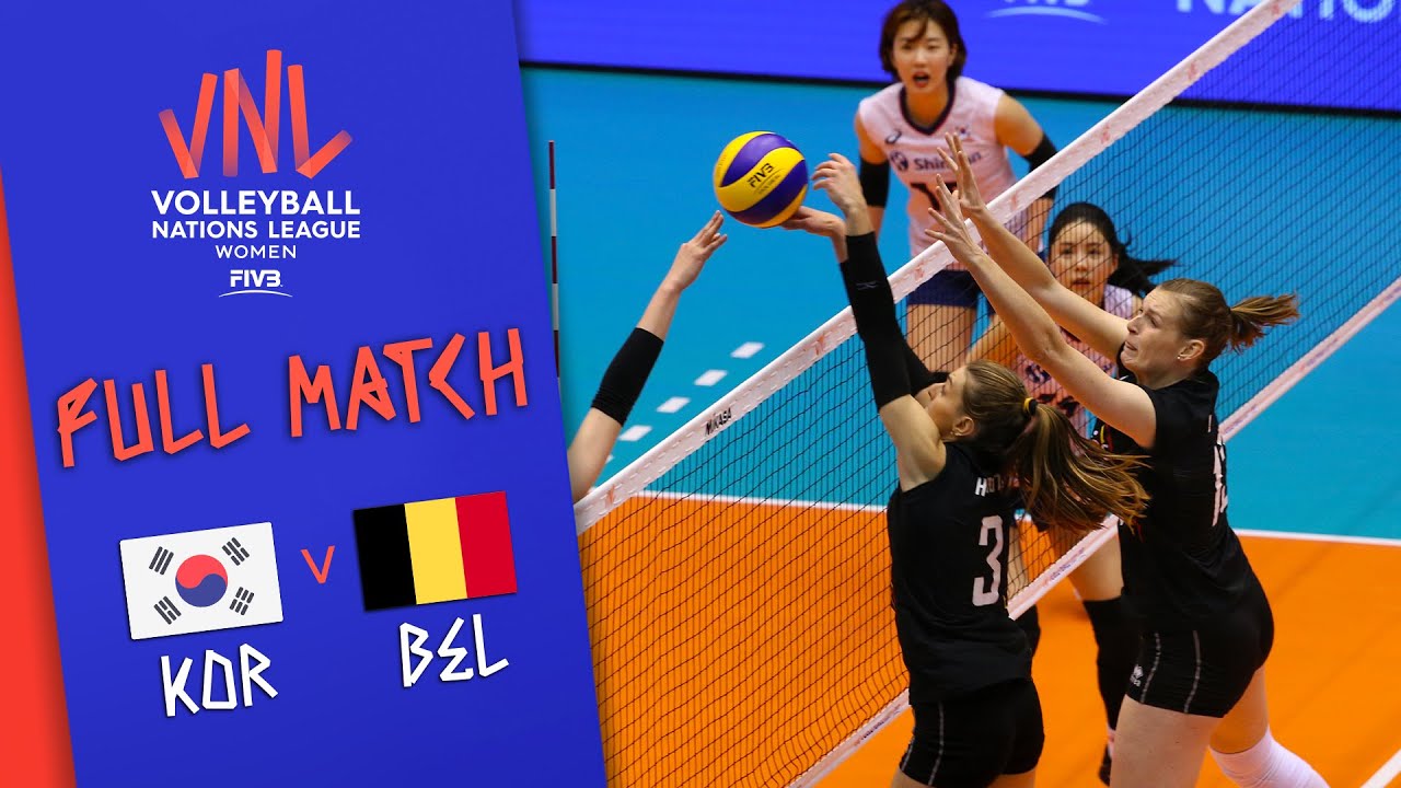 Korea 🆚 Belgium - Full Match | Women’s Volleyball Nations League 2019