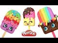 Play Doh Ice Cream Family. Cute Kawaii Food DIY. Play Doh Video Compilation Tutorials for Kids