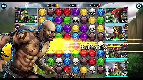 Gems of War - Gaard Rowanne - Difficulty 12 Explore Teams Part 10 with codes