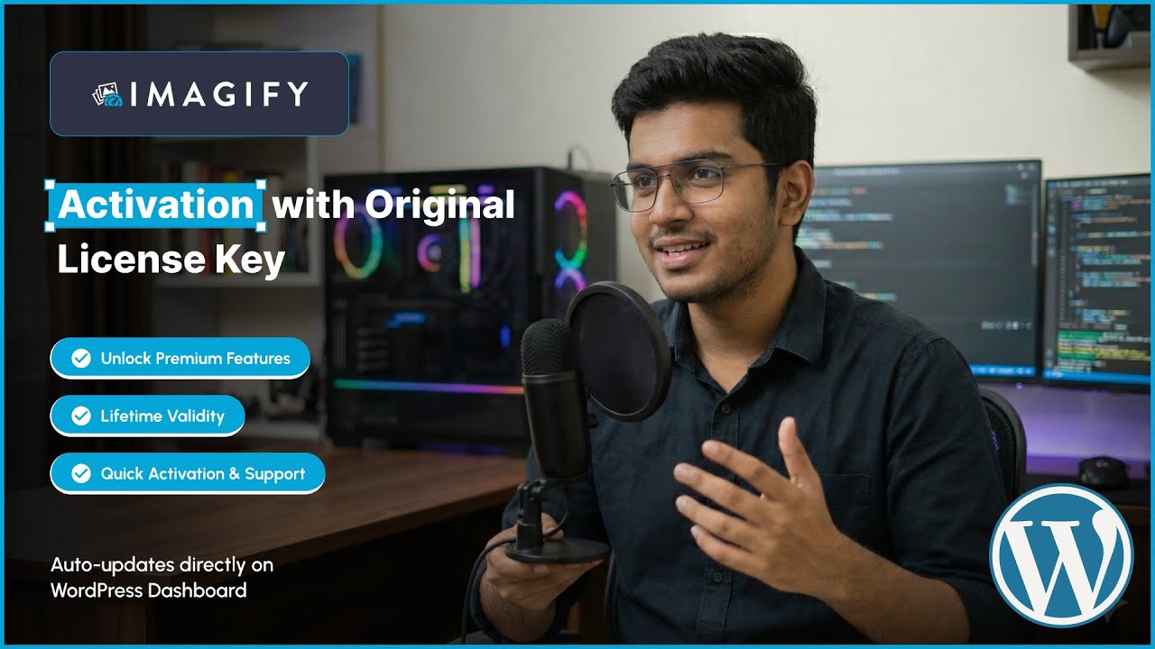 Imagify Pro - Activation with Original License Key | WordPress Image Optimization Plugin