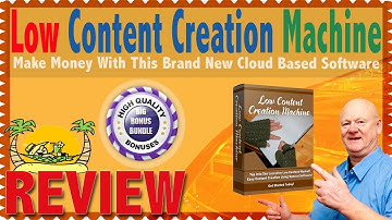 Low Content Creation Machine Review With Mass Bonuses inc Canva