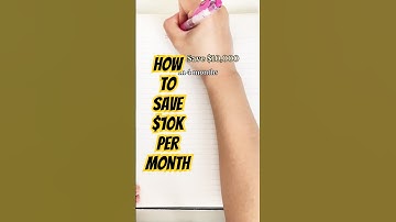 How I Saved $10,000 in 4 Months 💵 | Smart Saving Plan 2025 #shorts