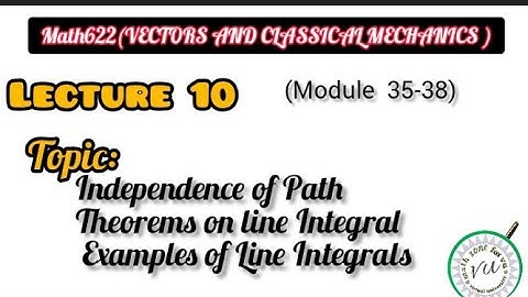 math622(vector and classical mechanics) || lecture 10 module(35-38)*iqra azhar*