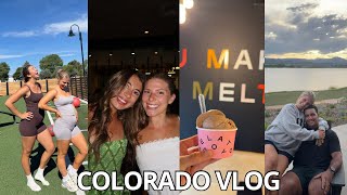 COLORADO VLOG: same due date as a bestie, golfing, pickleball & dinners! 