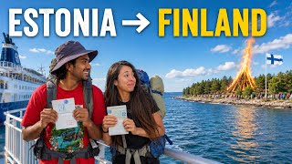 Tallinn To Helsinki Baltic Ferry / Finland Juhannus Born Fire Festival