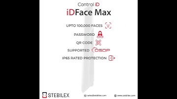ControliD iDFace Max from Stebilex Systems