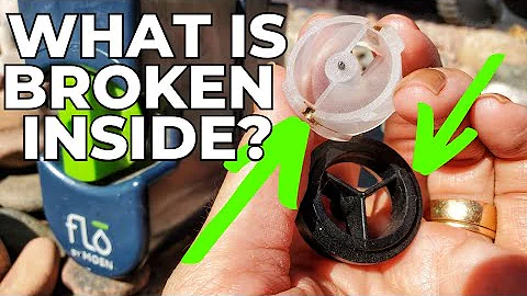 Flo by Moen Flow Sensor NO LONGER WORKING?!? Turbine Repair Tutorial