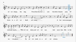 Silver (Gibbs) | E Minor | ABRSM Grade 6 | List C | 60 bpm | Sing-Along