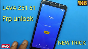 Lava z51 Google account bypass! lava z51 frp unlock without pc 100% solution
