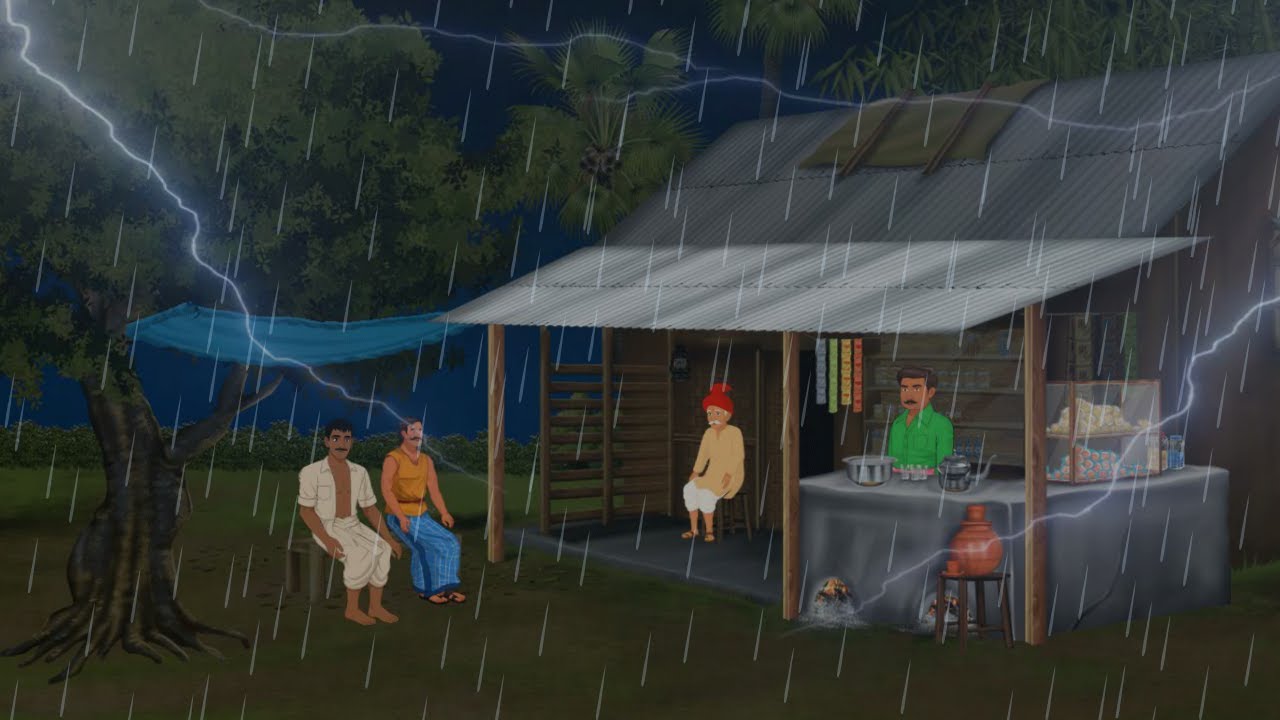 थंड माई बरसात की वो रात | Hindi Bhutiya Kahaniya | Hindi Horror Story | Horror Animated Story