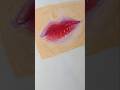 lips drawing With oilpastel #drawing #oilpasteldrawing #art #lipsdrawing #drawingprocess #ytshorts