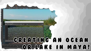 How to create a river or ocean in Maya using ARNOLD