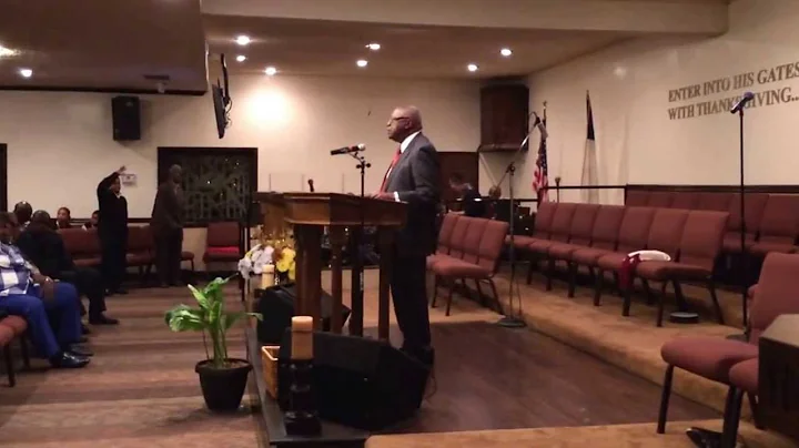 Pastor F. D. Sampson sings "By The Grace" for the Fellowship Baptist District Association @ JMBC