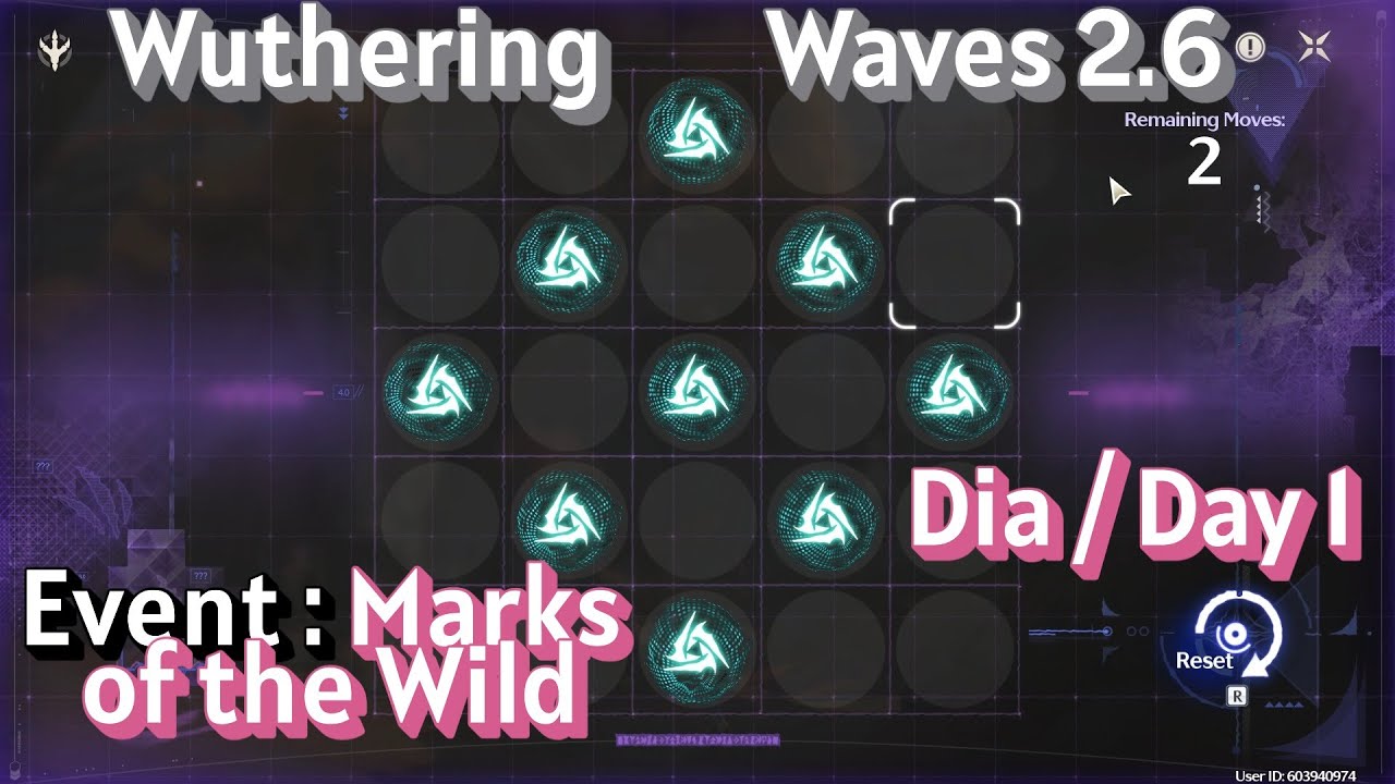 Wuthering Waves 2.6 Event Walkthrough: Marks of the Wild - Day/Dia 1 - Solutions/Soluções