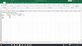 Microsoft Excel Tutorial -  Making a Basic Spreadsheet in Excel 2016