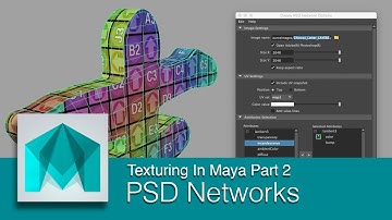 DART 106 Intermediate Maya: Texturing Part 2 PSD Networks