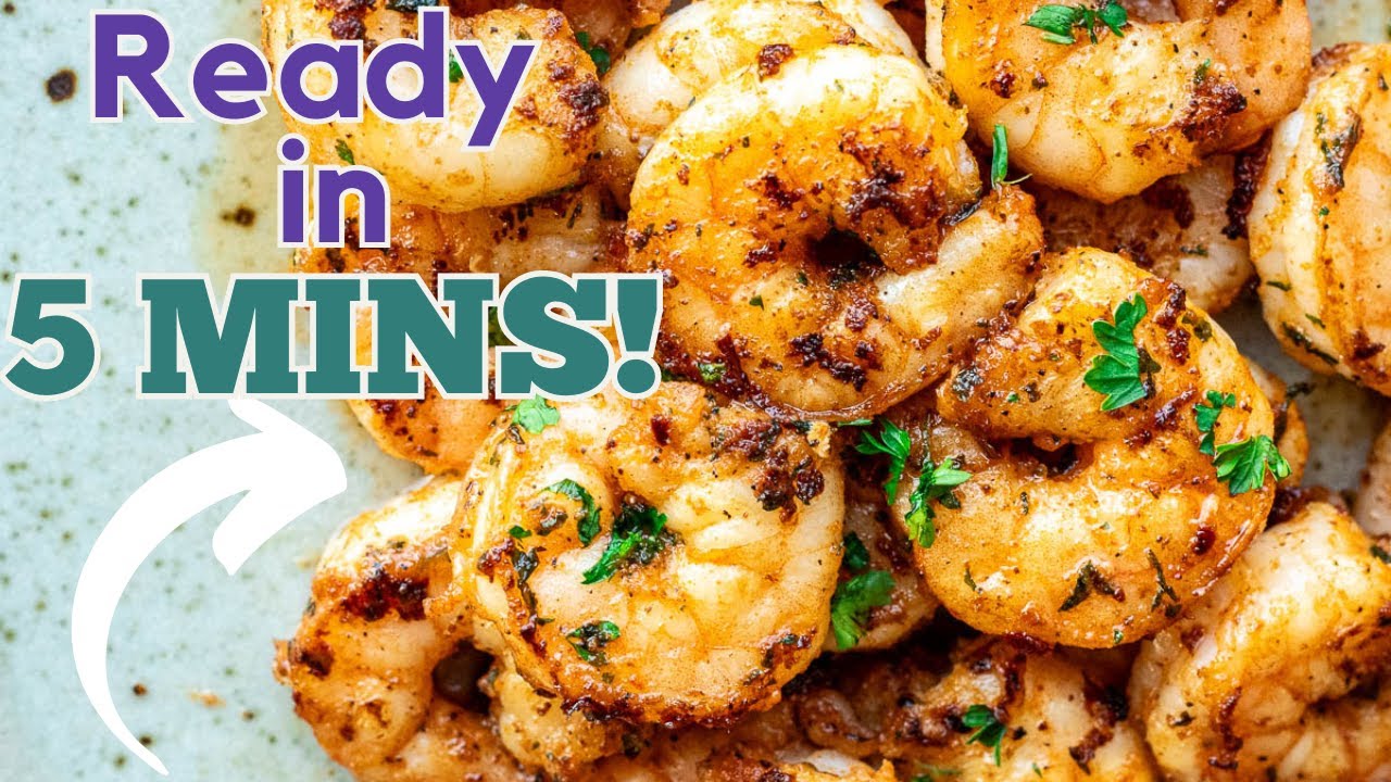 Quick and Easy Pan Seared Shrimp