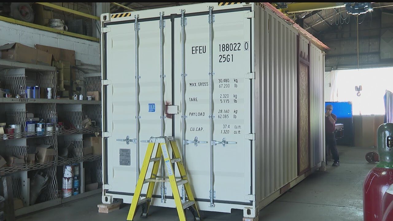 Veterans housing project is making progress with shipping container ...