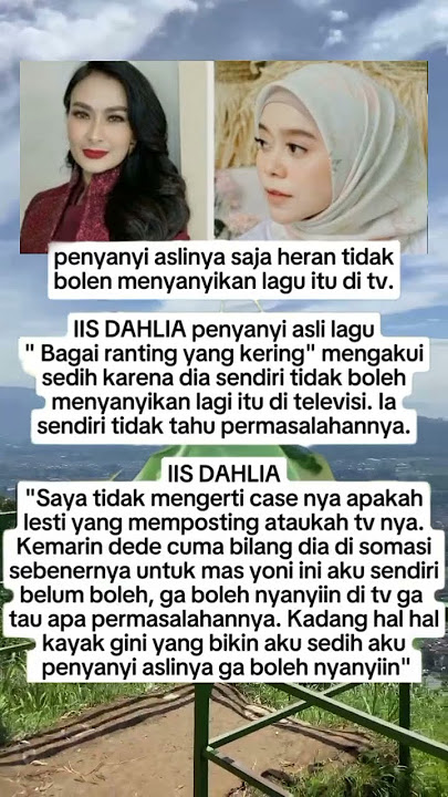 Lis Dahlia heran tidak boleh menyanyikan lagunya di TV #artist #shots