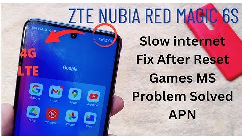 ZTE nubia Red Magic 6s Games MS Ping Issue Fix Slow Internet Problem Solved