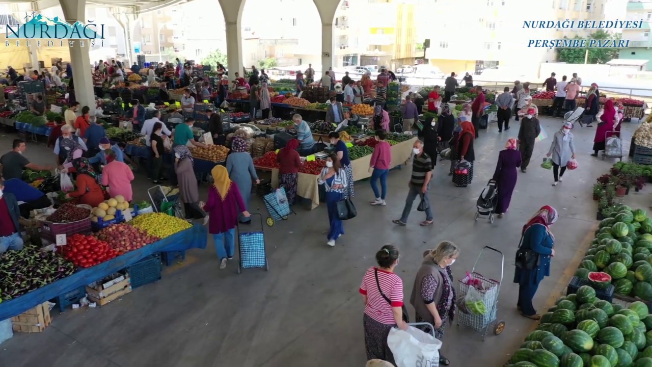 NURDAĞI BELEDİYESİ - HALK PAZARI - PERŞEMBE PAZAR ALANI  04,06,2020