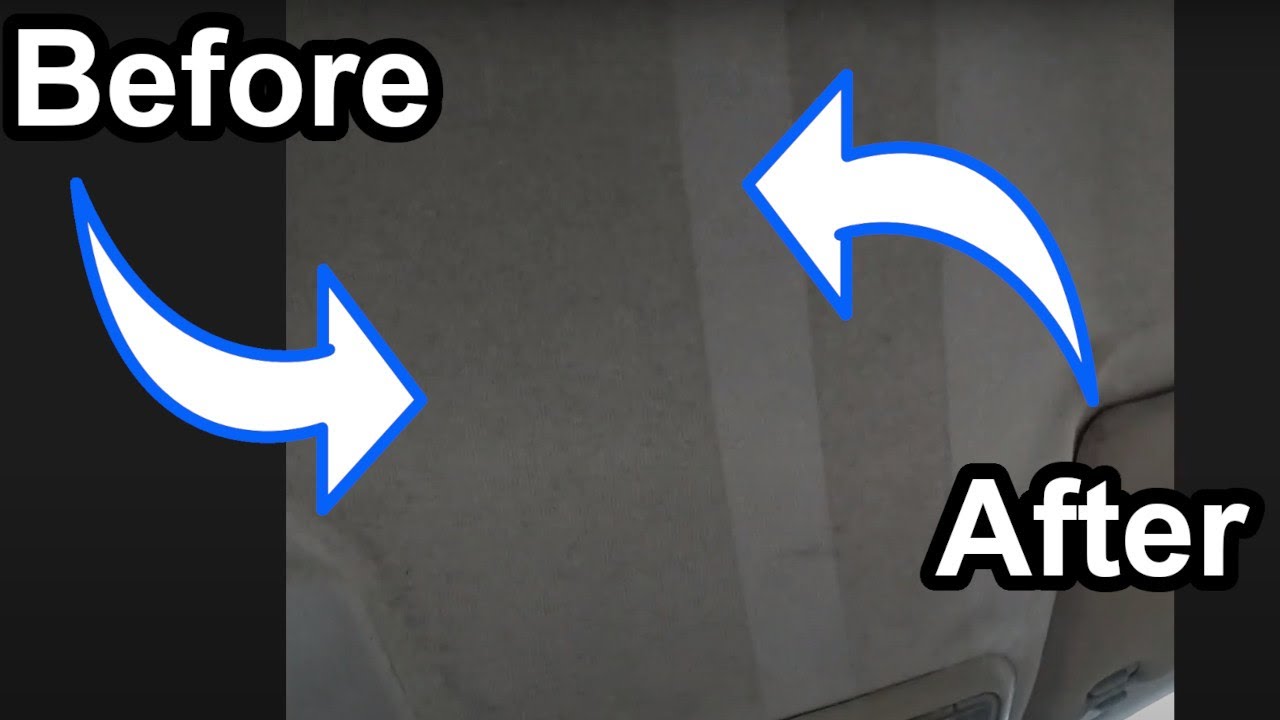 How to Clean the Headliner in a Car - Foam or Powder? - YouTube