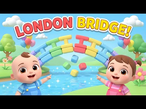 London bridge is falling down🌈🎵|kids rhymes song 🎵|cartoon ki duniya