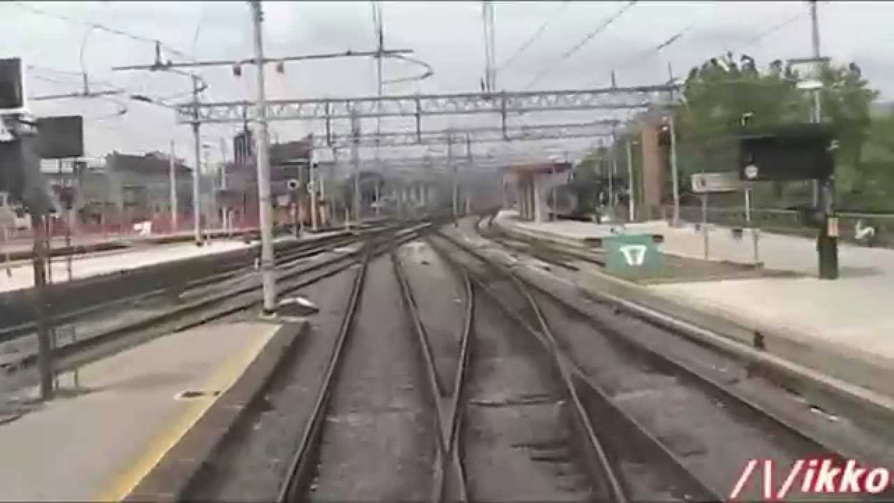 La linea Firenze - Faenza (dalla cabina) in time warp
