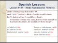 Free Spanish Lessons 139-Conjugation:Conditional Perfect - Video 2 of 2